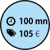 100 mn 195 € 100 mn 105 €