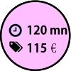 120 mn 210€€ 120 mn 115€€