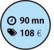 90 mn 108€€