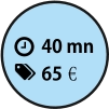 40 mn 65€€