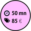 50 mn 85€€