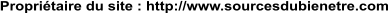 Propriétaire du site : http://www.sourcesdubienetre.com