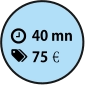 40 mn 75€€