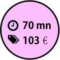 70 mn 103€€