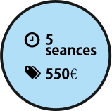 5 seances 550€