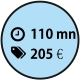 110 mn 205 €