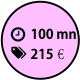 100 mn 215€€