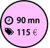 120 mn 185€€ 90 mn 115€€