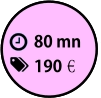120 mn 185€€ 80 mn 190€€
