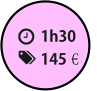 1h30 145€€