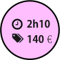 2h10 140€€