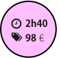 2h40 98€€