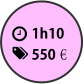 1h10 550€€