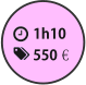 1h10 550€€